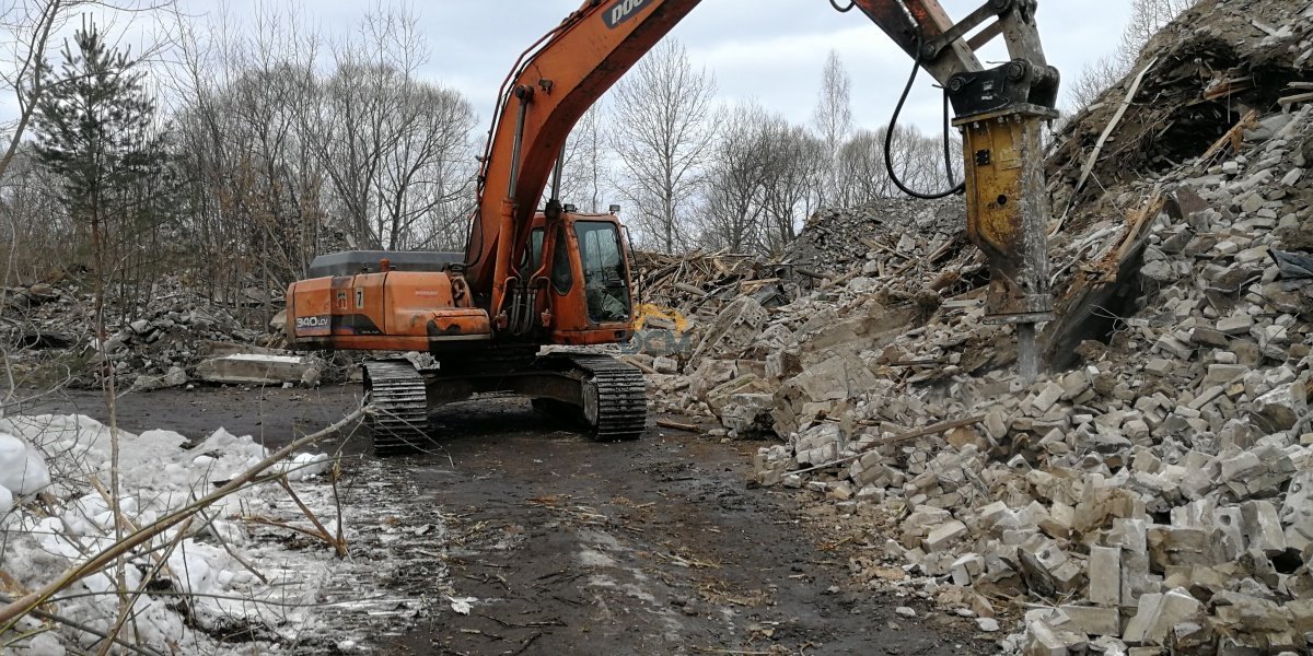 Демонтаж зданий в Тверской области по заказу Белогородской судоверфи